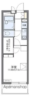 レオパレスNeeds【2階】の間取り
