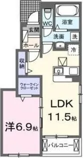 アルバ ティエラ【1階】の間取り