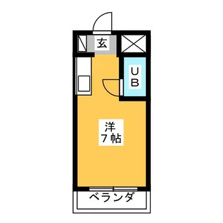 パリーマンション【4階】の間取り