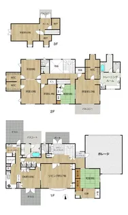 兵庫県西宮市北六甲台5【一戸建】の間取り
