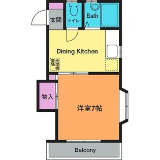アルカディアマキ【2階】の間取り