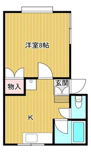 ヴァンテアンA【2階】の間取り