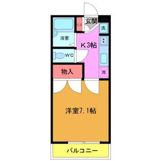 プティ・リヴィエール【2階】の間取り