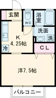 エミネンス【1階】の間取り