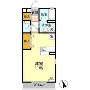 ルミエール【2階】の間取り