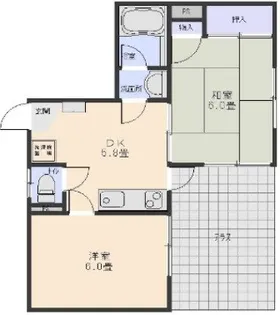 クレモナハイツ【1階】の間取り