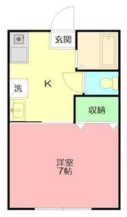 サンハイツS【2階】の間取り