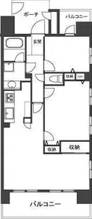 コスモシティ横浜石川町【9階】の間取り