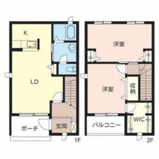 シャーメゾン阿成の間取り