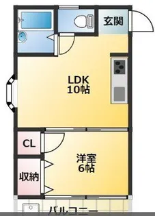 カーサ栄【2階】の間取り