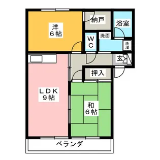ウイスタリア【1階】の間取り