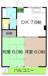 TBコーポ【3階】の間取り