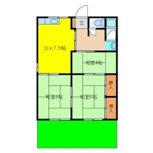 金華荘【1階】の間取り