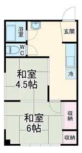 洪福寺ビル【6階】の間取り