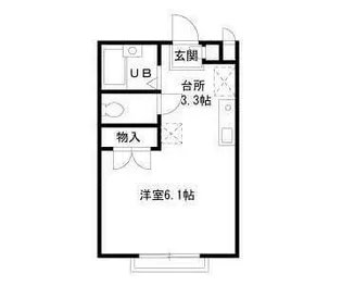 エステート南野【2階】の間取り