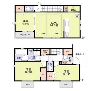 東京都武蔵野市西久保1【一戸建】の間取り