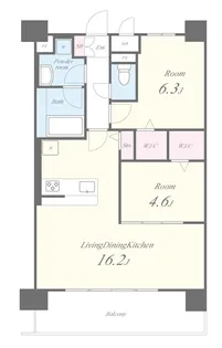 ソライロテラスあびこ【7階】の間取り