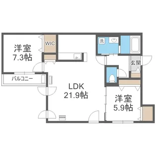 Celestia【3階】の間取り