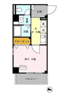 アーバンハウス本橋B【4階】の間取り