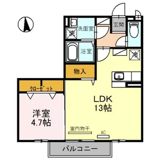 クオーレ【2階】の間取り
