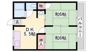 シャトードレ【1階】の間取り