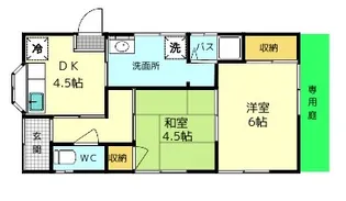 奈良県奈良市西ノ京町【一戸建】の間取り