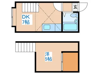 パルハイム友峰【2階】の間取り