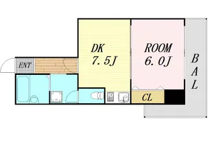 ルネ天満【12階】の間取り