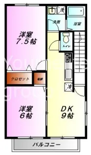 Fair Holme B棟(フェアホルム ビー棟)【2階】の間取り