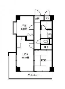パストラルASAHI【7階】の間取り