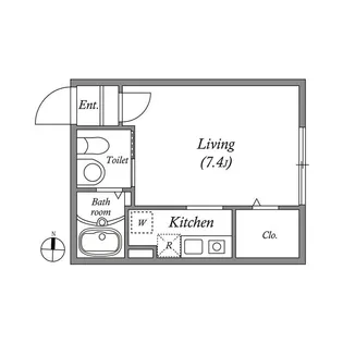 MODULOR久が原【2階】の間取り