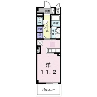 クラールハウス【2階】の間取り
