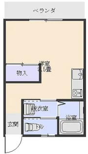 パトリ谷郷【2階】の間取り