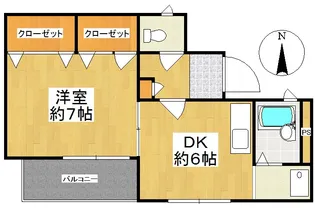ルミエール【1階】の間取り
