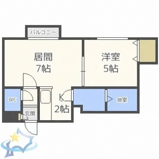 フォルム八軒【2階】の間取り