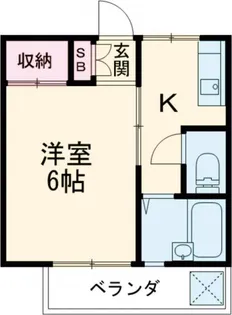 緑ハイツ【2階】の間取り