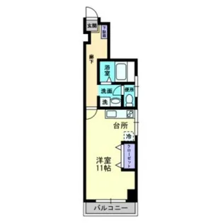 リバーウォーク広瀬【4階】の間取り