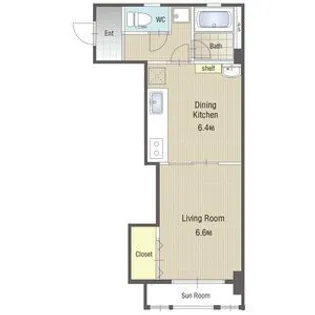 U・TOPIA33【2階】の間取り