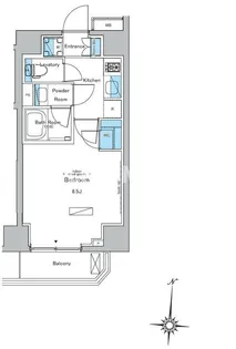 ウィルテラス森下四丁目【5階】の間取り
