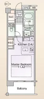 ロイヤルパークス新田【3階】の間取り