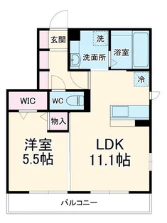 セジュール向ヶ丘【3階】の間取り