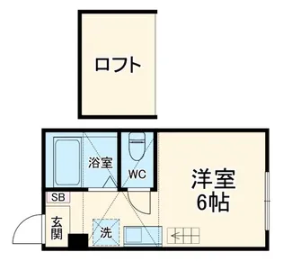 神奈川県横浜市神奈川区三ツ沢中町【アパート】の間取り