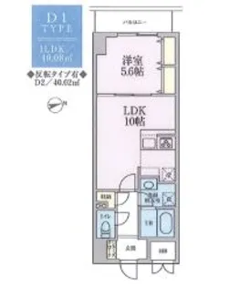 La・Glycine【2階】の間取り