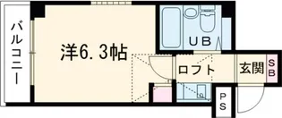 フラッツ郡山【4階】の間取り