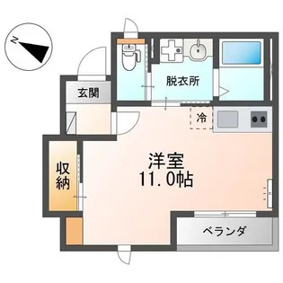 大阪府堺市西区上野芝向ヶ丘町1【アパート】の間取り