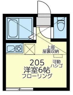 ユナイト保土ケ谷ペトロフ【1階】の間取り