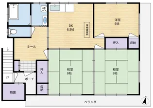 東京都江戸川区大杉5【一戸建】の間取り