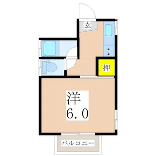 鹿児島県鹿児島市紫原2【アパート】の間取り