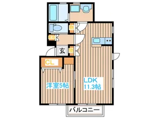 花みずきII【2階】の間取り