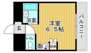 マンションスムス【8階】の間取り